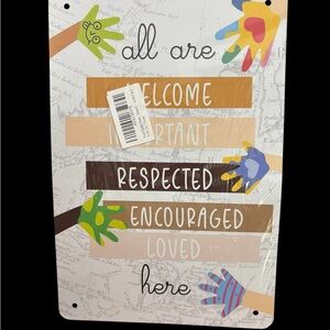 Colorful Inspirational Wall Sign